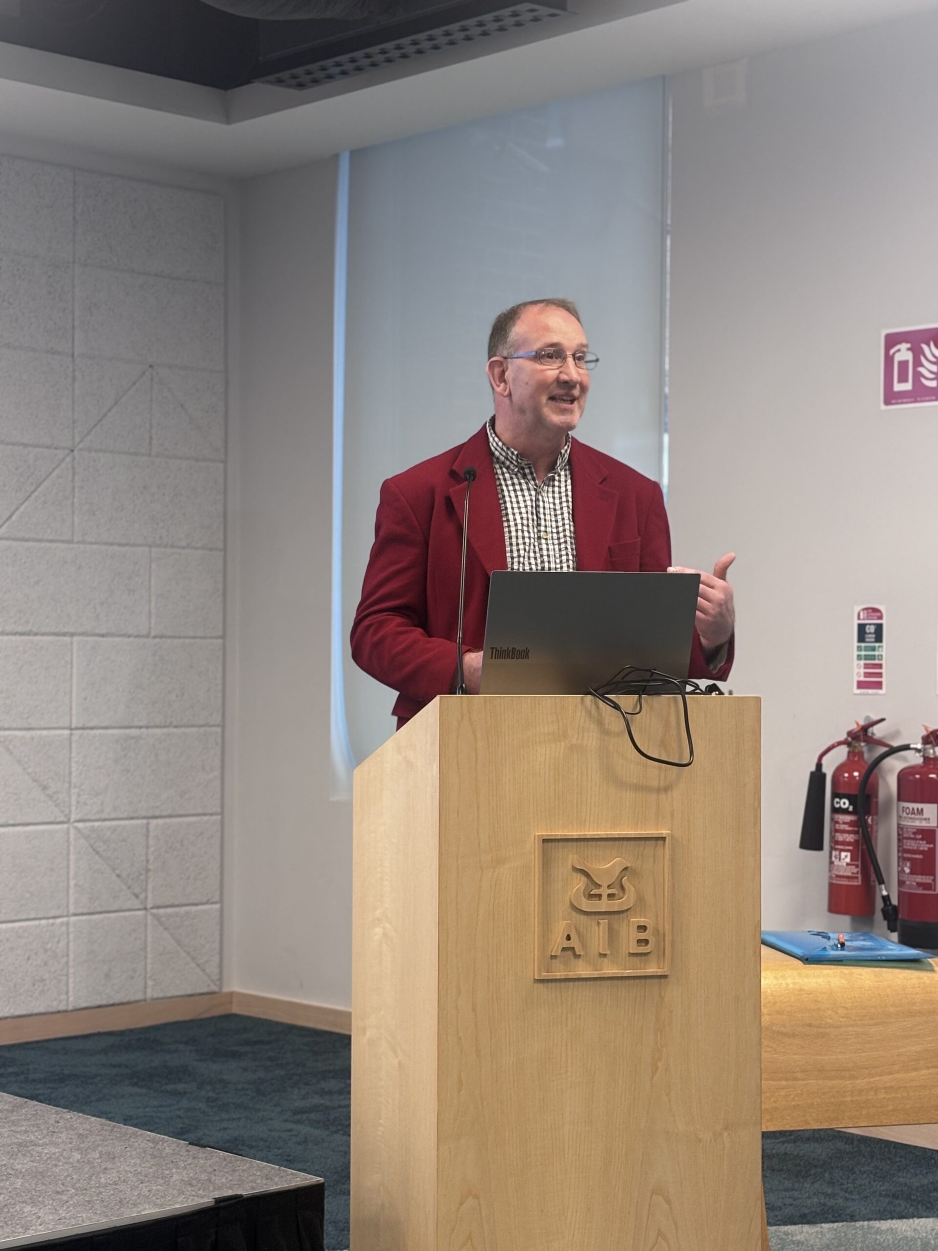 Dr Owen Doody speaking