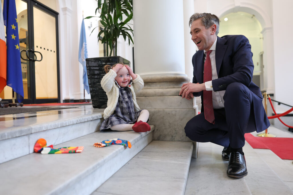 Member Edit with Tanaiste Simon Harris with Lots of Socks