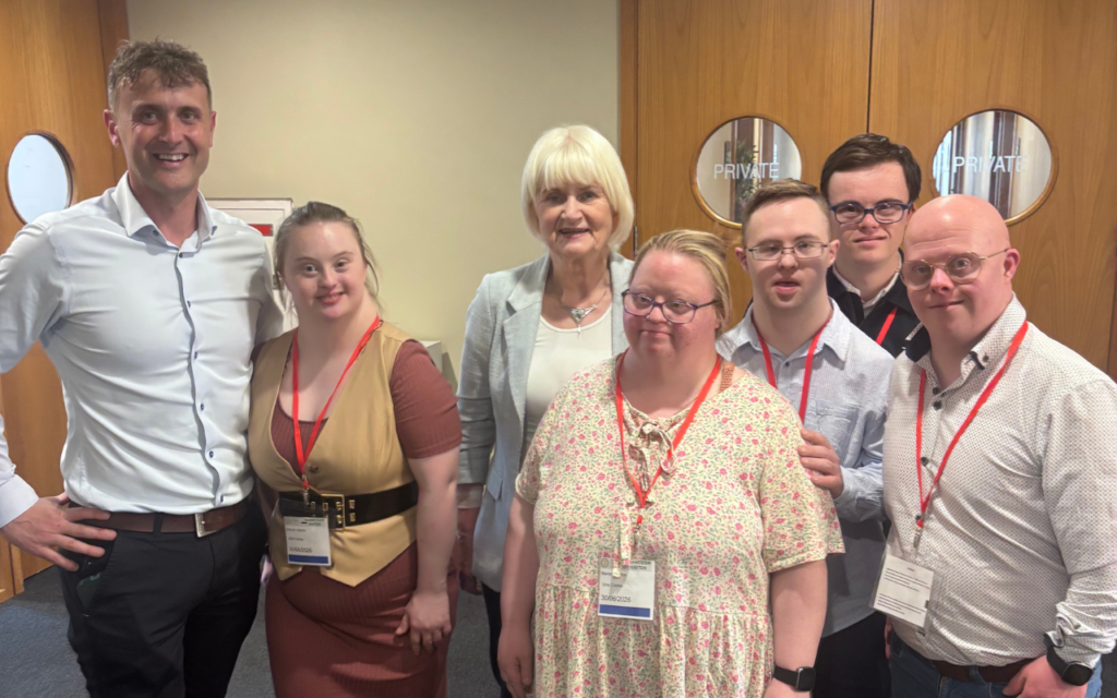 Adults with Down syndrome and Minister Marian Harkin